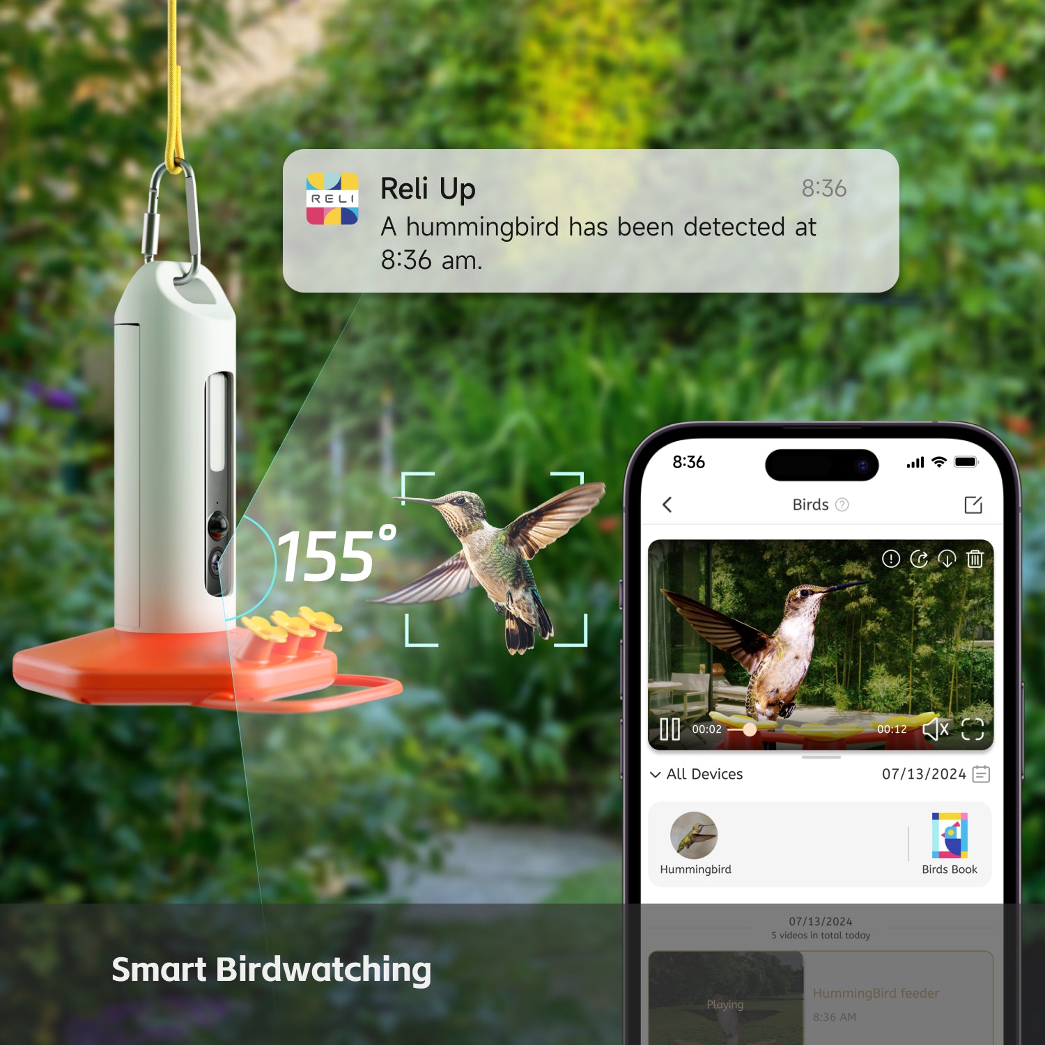 Nichoir à oiseaux intelligent Birddy